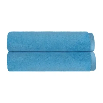 Depera Home Bath Sheets 2-pc. Bath Sheet In Blue