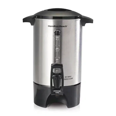 Hamilton Beach 45 Cup Coffee Urn In Silver