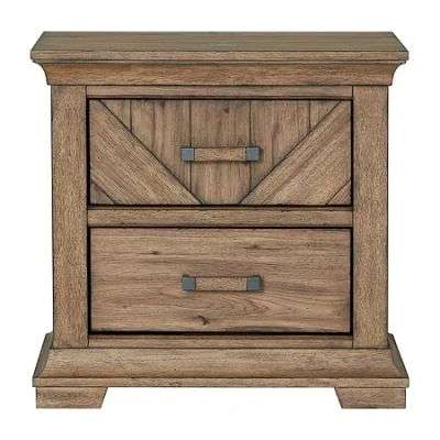 Avalon Furniture Knox 2-drawer Nightstand In Brown