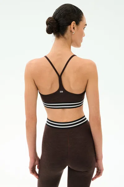 Splits59 Cali Active Rib Bra In Brown
