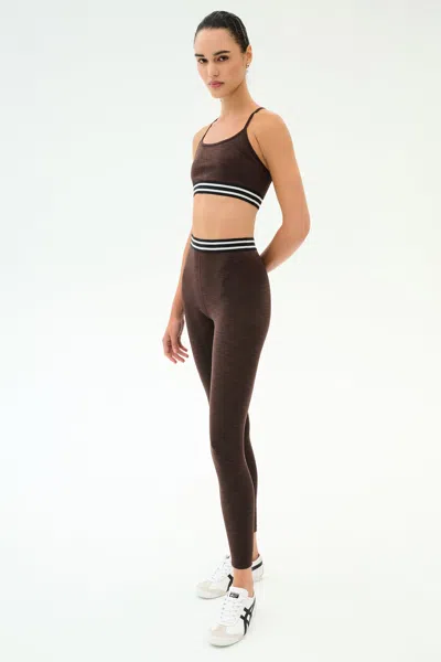 Splits59 Cali Active Rib Bra In Brown