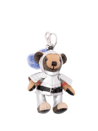 Burberry `thomas Knight` Keychain In Multi