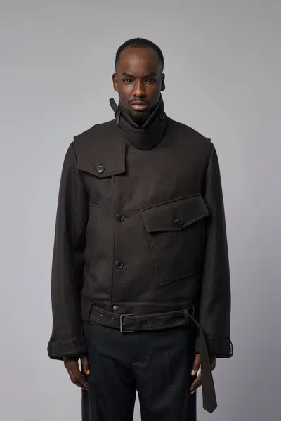 Dries Van Noten M.w. Jacket In Brown