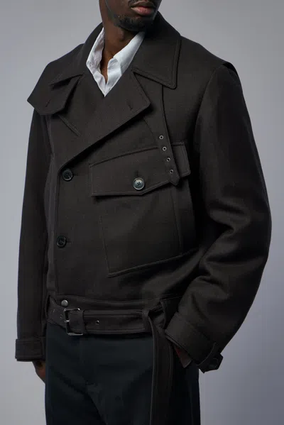 Dries Van Noten M.w. Jacket In Brown