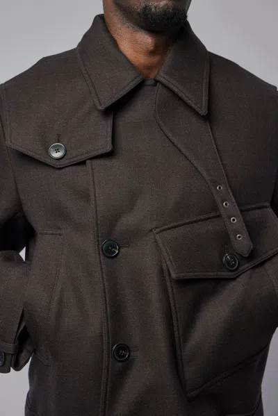 Dries Van Noten M.w. Jacket In Brown