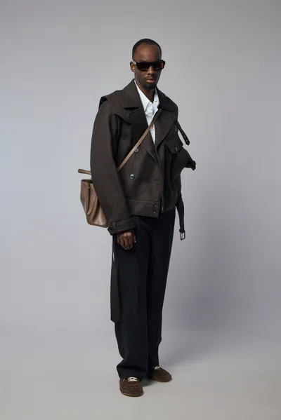 Dries Van Noten M.w. Jacket In Brown