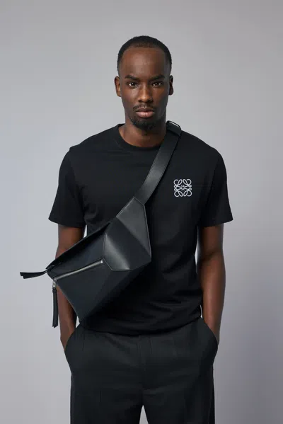 Loewe Regular Fit T-shirt In Black
