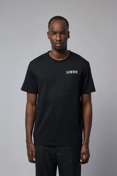 Loewe Relaxed Fit T-shirt In Black