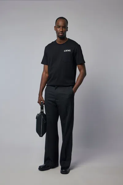 Loewe Relaxed Fit T-shirt In Black