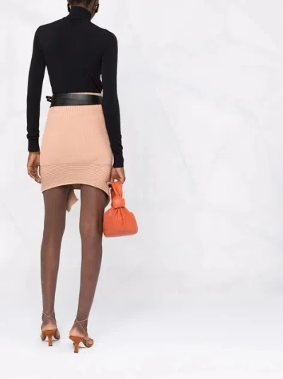 Bottega Veneta Triangle-detail High-neck Top In Black