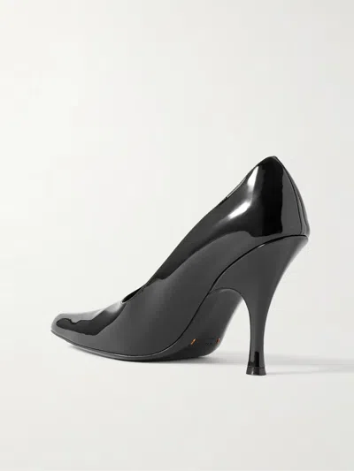 Khaite Eva Cutout Patent-leather Pumps In Multi