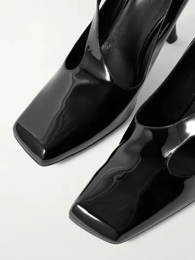 Khaite Eva Cutout Patent-leather Pumps In Multi