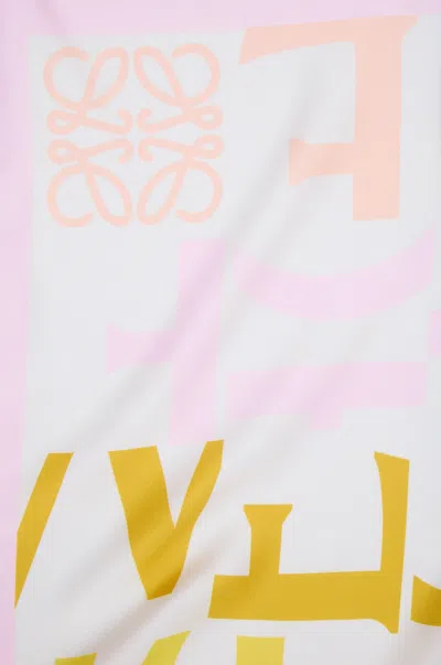 Loewe Square Scarf In Multi