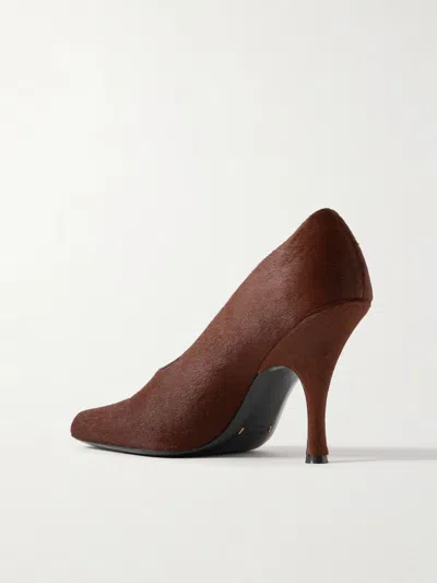 Khaite Square-toe High Heels In Brown