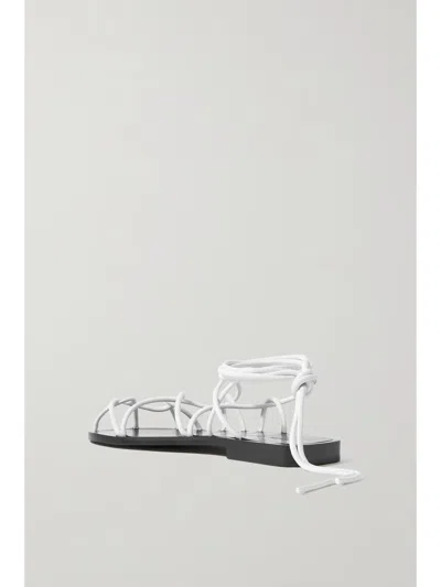 Khaite Strappy-design Sandals In White