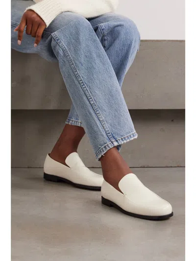Khaite Round-toe Loafers In White