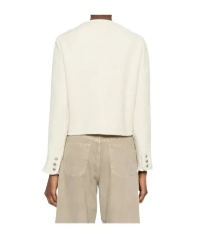 Bash Button-down Casual Jacket In White