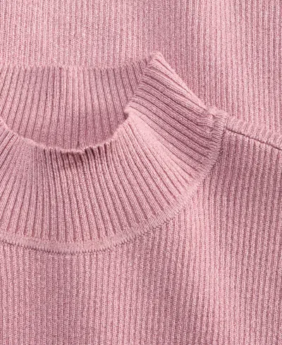 Inc International Concepts Women's Shine-knit Sleeveless Sweater, Macy's Exclusive In Pink