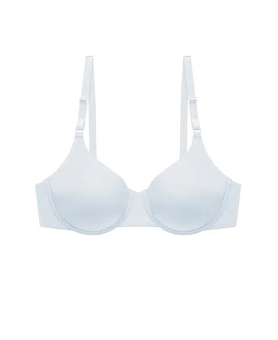 Natori Comfort Evolution Full Fit Memory Foam Convertible Bra In Blue