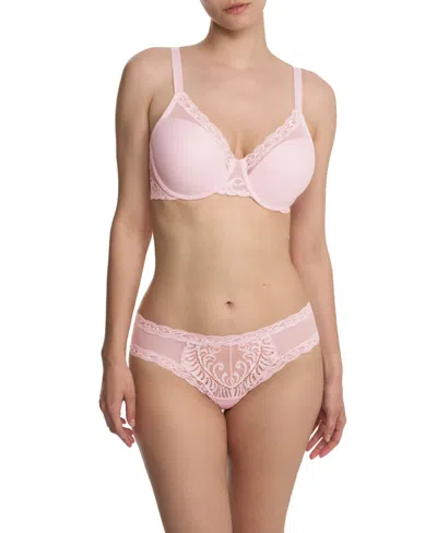 Natori Feathers Full Figure Plunge T-shirt Bra In Neutral