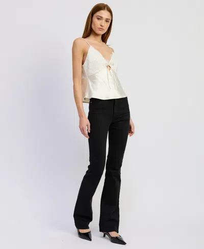 En Saison Women's Rey Cami Sleeveless V-neck Top In Brown