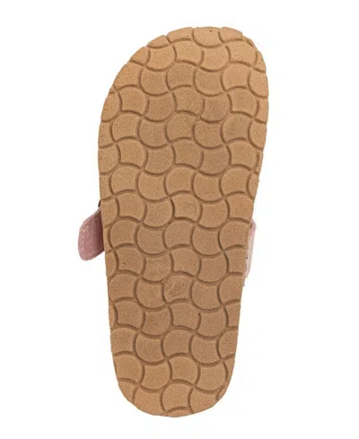 Bebe Girls' 1-13 Buckled Details Slip-on Shimmer Clogs In Neutral