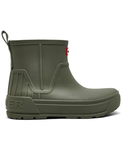 Hunter Women's Wales Waterproof Rain Booties From Finish Line In Green
