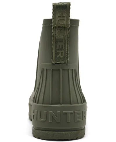 Hunter Women's Wales Waterproof Rain Booties From Finish Line In Green