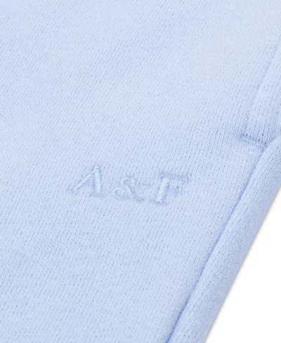Abercrombie Girls Essential Fleece Joggers In Blue