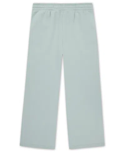 Abercrombie Girls Essential Fleece Wide-leg Pants In Green