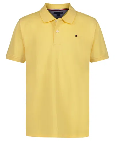 Tommy Hilfiger Boys 8-20 Stretch Short-sleeve Polo Shirt In Yellow
