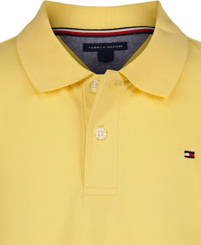 Tommy Hilfiger Boys 8-20 Stretch Short-sleeve Polo Shirt In Yellow