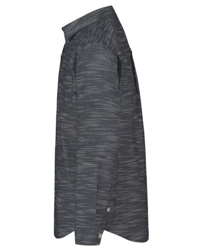 Tommy Hilfiger Boys 8-20 Texture Woven Long-sleeve Shirt In Gray