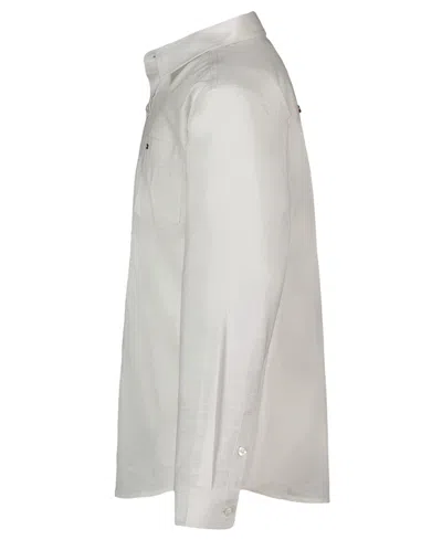 Tommy Hilfiger Boys 8-20 Texture Woven Long-sleeve Shirt In White