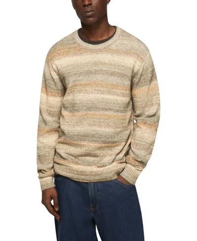 Lucky Brand Space Dye Cotton Blend Crewneck Sweater In Multi