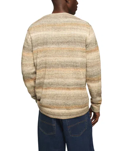 Lucky Brand Space Dye Cotton Blend Crewneck Sweater In Multi
