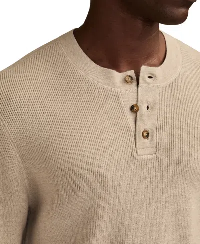 Lucky Brand Men's Henley Pullover Sweater In Nude