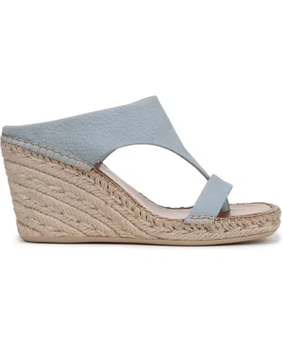 Franco Sarto Women's Farren Square Toe Espadrille Sandals In Blue