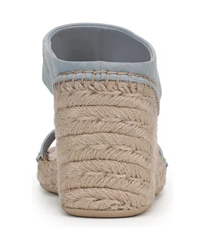 Franco Sarto Women's Farren Square Toe Espadrille Sandals In Blue