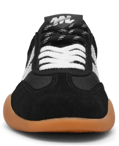 Steve Madden Women's Reboot Lace-up Sneakers In Black