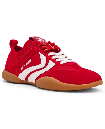 Steve Madden Women's Reboot Lace-up Sneakers In White