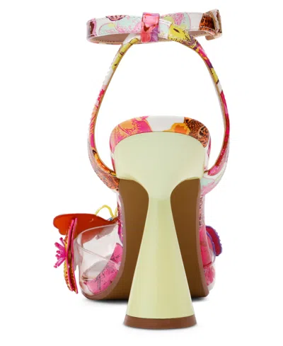 Betsey Johnson Chelsie Floral Ankle Strap Sandal In Multi