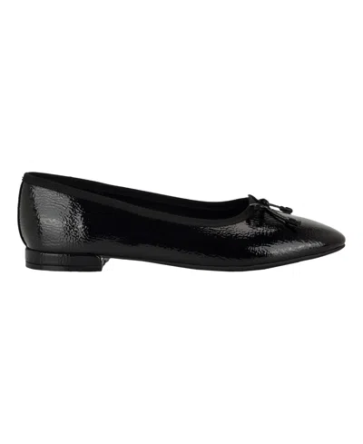 Calvin Klein Women's Cyrie Low Block Heel Ballet Flats In Black