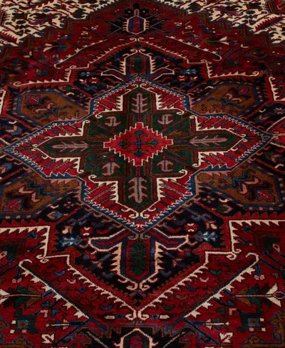 Adorn Hand Woven Rugs Persian Heriz 8' 10" X 10' 10" Area Rug In Red