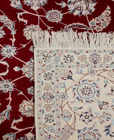 Adorn Hand Woven Rugs Persian Nain 8' 4" X 12' 0" Area Rug In Red