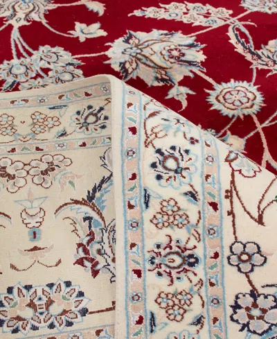 Adorn Hand Woven Rugs Persian Nain 8' 4" X 12' 0" Area Rug In Red