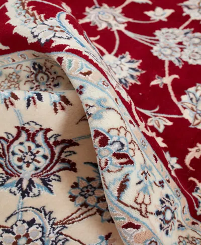 Adorn Hand Woven Rugs Persian Nain 8' 4" X 12' 0" Area Rug In Red