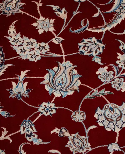 Adorn Hand Woven Rugs Persian Nain 8' 4" X 12' 0" Area Rug In Red