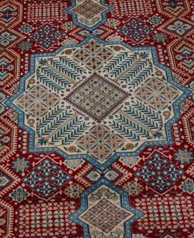 Adorn Hand Woven Rugs Persian Nain 8' 0" X 12' 9" Area Rug In Red