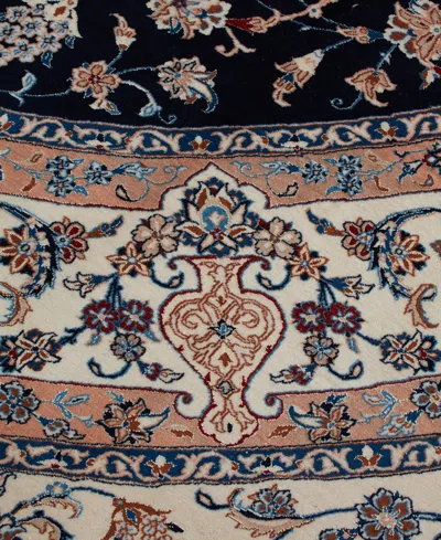 Adorn Hand Woven Rugs Persian Nain 8' 0" X 11' 8" Area Rug In Blue